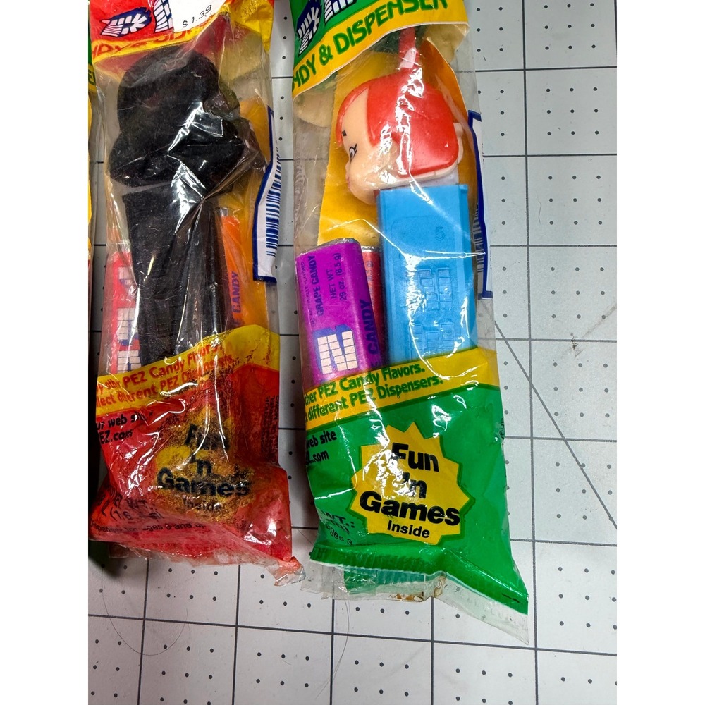 Vintage PEZ Dispensers Lot of 3 Marge Simpson Pebbles Flintstone Darth Vader - Picture 3 of 4